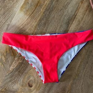 PINK Victoria's Secret Neon Coral Bikini Bottom